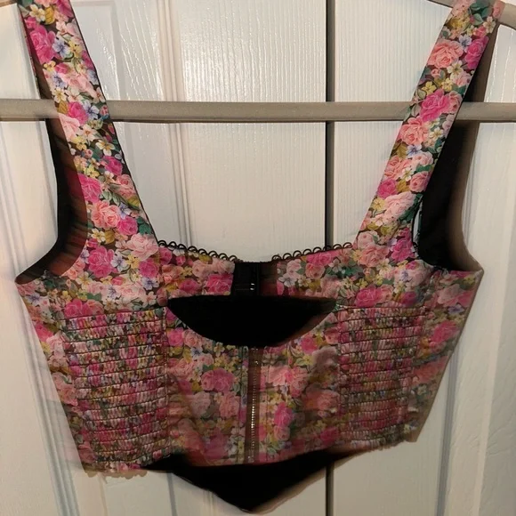 For Love & Lemons Floral Bustier - Picture 3 of 4